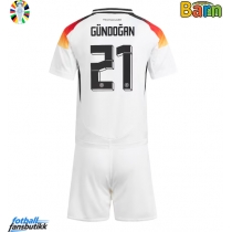 Tyskland Ilkay Gundogan #21 Hjemmedraktsett Barn EM 2024 Kortermet (+ Korte bukser)